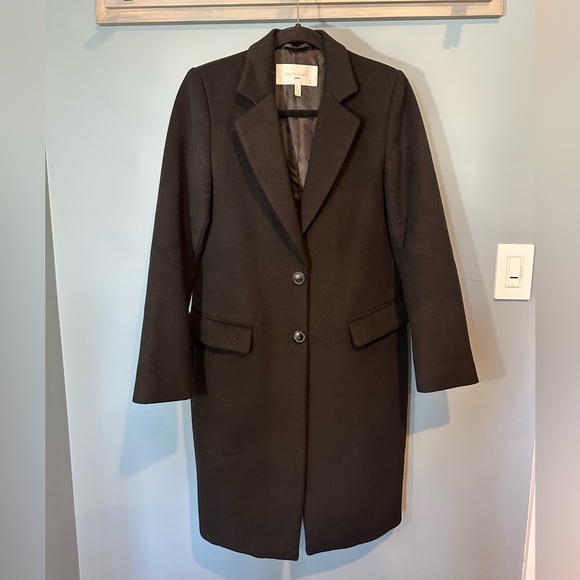 Gianni Feraud Single Breasted Tailored Coat in Black - Picture 5 of 15